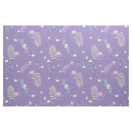 Lila Blumenmusterstoff & Bastelmuster Stoff (Yard (91,4 cm))