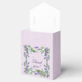 Lila Blumenrahmen-Begünstigungsboxen Geschenkschachtel (Geöffnet)