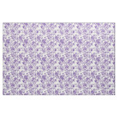 Lila Blumenranken-Toile Stoff (Yard (91,4 cm))