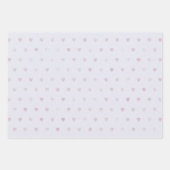 Lila Blumenschärte Mischung und Übereinstimmung Geschenkpapier Set (Vorderseite 3)