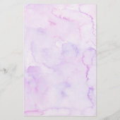 Lila Blumenspülung Tea Party Babyspuren (Rückseite)