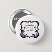 Lila Blumenstatusschaltfläche Button (Vorne & Hinten)