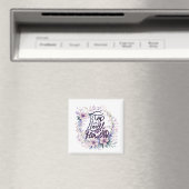 Lila Blumenstopp und Geruch der Blume Magnet (In Situ (Geschirrspüler))
