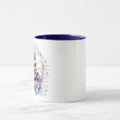 Lila Blumenstopp und Geruch der Blume Tasse (Zentrum)