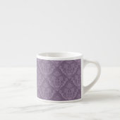 Lila Blumentapete Espressotasse (Rechts)