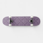 Lila Blumentapete Skateboard (Horizontal)