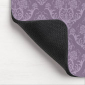 Lila Blumenwallpaper Mousepad (Ecke)