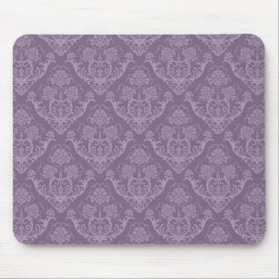 Lila Blumenwallpaper Mousepad