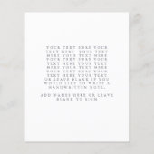 Lila Blumenwetter Hochzeit Vielen Dank (Rückseite)