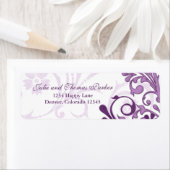 Lila Blumenzettel (Insitu)