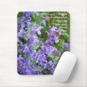Lila BlumeScripture Mousepad (Mit Mouse)