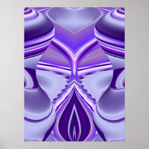 Lila Blumtraum Poster