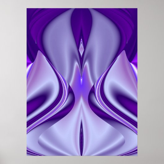 Lila Blumtraum Poster (Vorne)