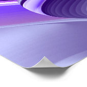 Lila Blumtraum Poster (Ecke)