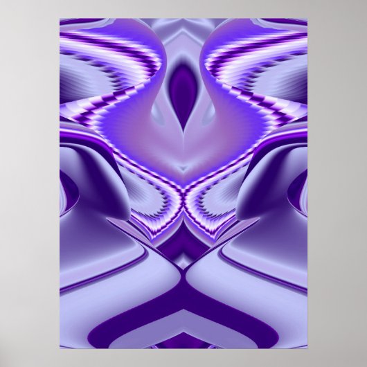Lila Blumtraum Poster (Vorne)