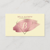 Lila Blush-Chic Visitenkarte (Vorderseite)