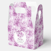 Lila Blüte Aquarellblüte gemusterte Gewohnheit Geschenkschachtel (Geöffnet)