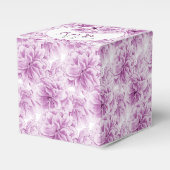 Lila Blüte Aquarellblüte gemusterte Gewohnheit Geschenkschachtel (Vorderseite)