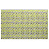 Lila Blüte auf Gelbfärbung Stoff (Yard (91,4 cm))