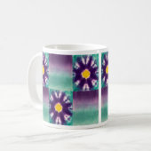 Lila Blüte Kaffeetasse (Vorderseite Links)