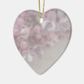 Lila Blüte Keramik Ornament (Links)