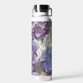 lila Blüte Trinkflasche (Rückseite)