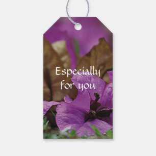 Lila Blüte, VOR ALLEM FÜR SIE Geschenkanhänger