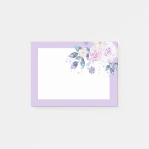 lila Blüten, Blume Post-it Klebezettel