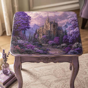 Lila Blüten Episch Gothic Fantasy Schloss Seidenpapier