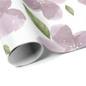 Lila Blüten Geschenkpapier (Rolleneckpunkt)