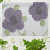 Lila Blüten Handtuch (Gefaltet)