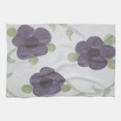 Lila Blüten Handtuch (Horizontal)