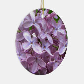 Lila Blüten Keramik Ornament (Rechts)