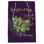 Lila-Blüten Mittlere Geschenktüte (Vorderseite)
