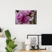 Lila Blüten Poster (Heimbüro)