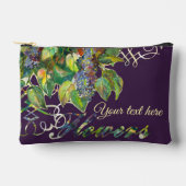 Lila-Blüten Zubehörtasche (Vorderseite)