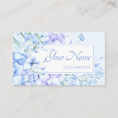 Lila Blütenblüte Visitenkarte (Vorderseite)