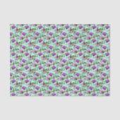 Lila Blütendrachenfliege Seidenpapier (Vorderseite)