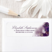 Lila Blütenfarbe der Aubergine (Insitu)