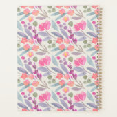 Lila Blütenfarbe Planer (Rückseite)