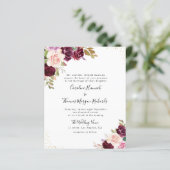 lila Blütenhochzeit (Stehend Vorderseite)