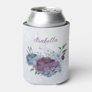 Lila Blütenhochzeit Dosenkühler