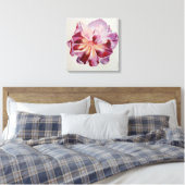 Lila Blütenmalerei mit gemischten Rose Leinwanddruck (Insitu (Schlafzimmer))