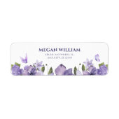 Lila Blütenschmetterling (Vorne)