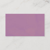 Lila Blütenschmetterlingsdusche Begleitkarte (Rückseite)