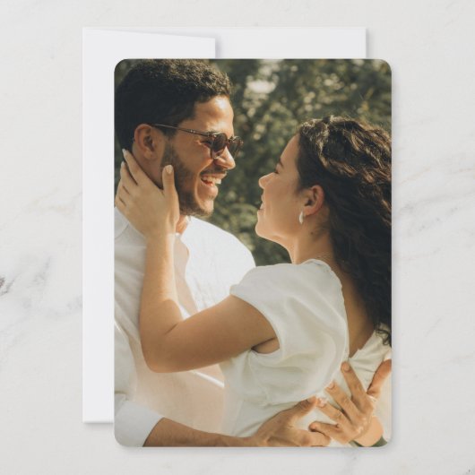 Lila Blütenweide Wasserfarben Blütenhochzeit Einladung (Rückseite)