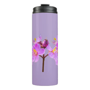 Lila blutthermaler Tumbler - Ihre Getränke werden  Thermosbecher