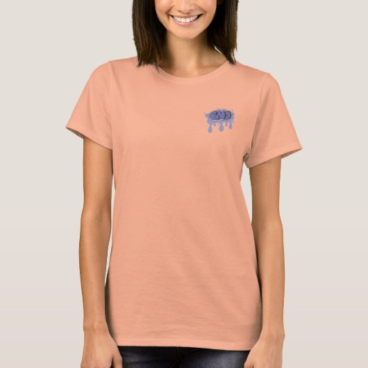 Lila BND-Logo T-Shirt (Vorderseite)