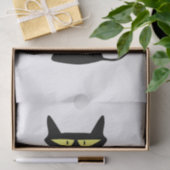 Lila Bogen aus Gewebepapier, schwarze Katze Seidenpapier (Geschenk)