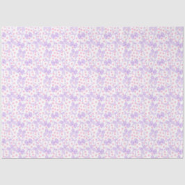 Lila Bogen mit rosa Punkten Seidenpapier